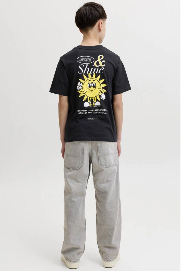 JACK & JONES JUNIOR T-shirt met backprint zwart - Foto 2
