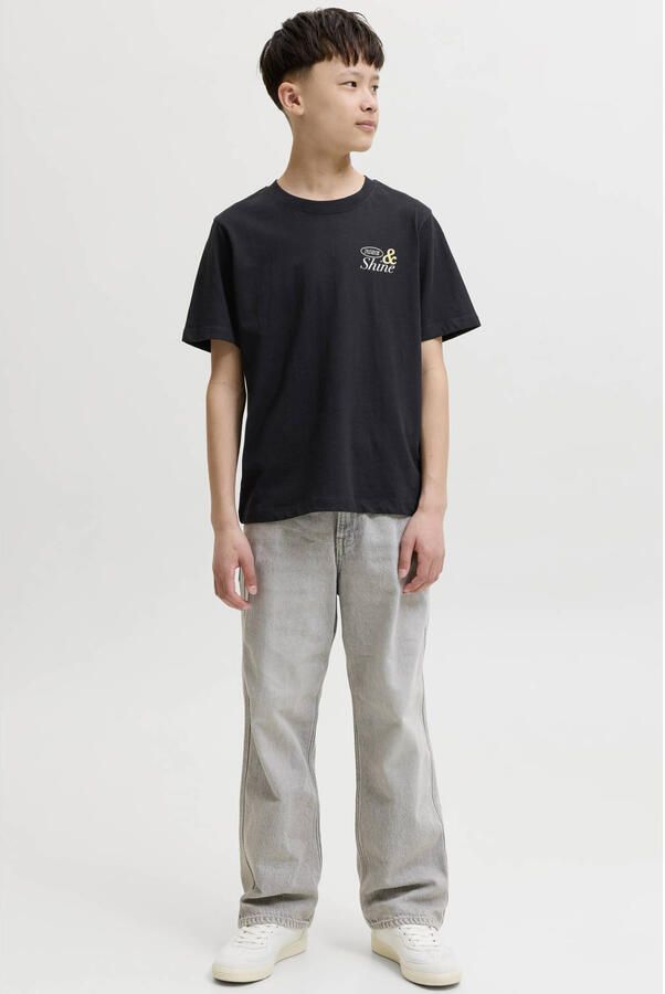 JACK & JONES JUNIOR T-shirt met backprint zwart - Foto 3