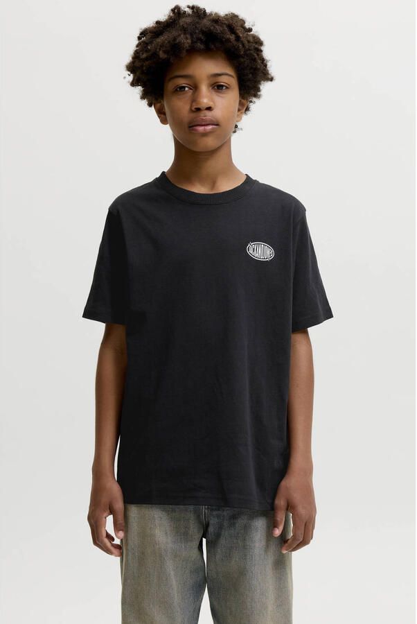 JACK & JONES JUNIOR T-shirt met backprint zwart - Foto 2