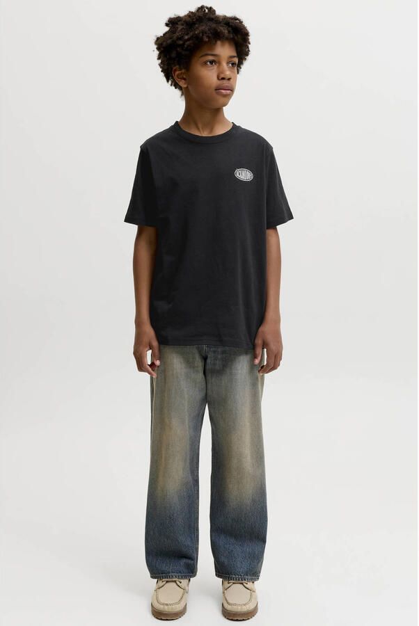 JACK & JONES JUNIOR T-shirt met backprint zwart - Foto 3