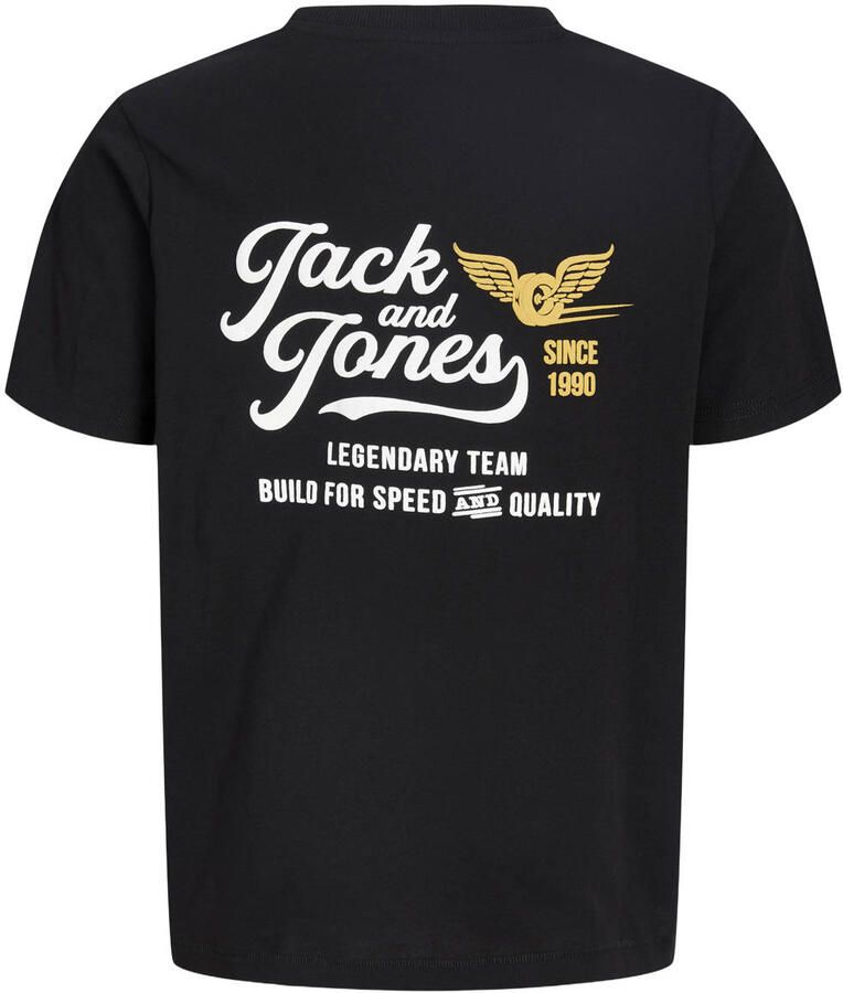 JACK & JONES JUNIOR T-shirt met backprint zwart - Foto 2