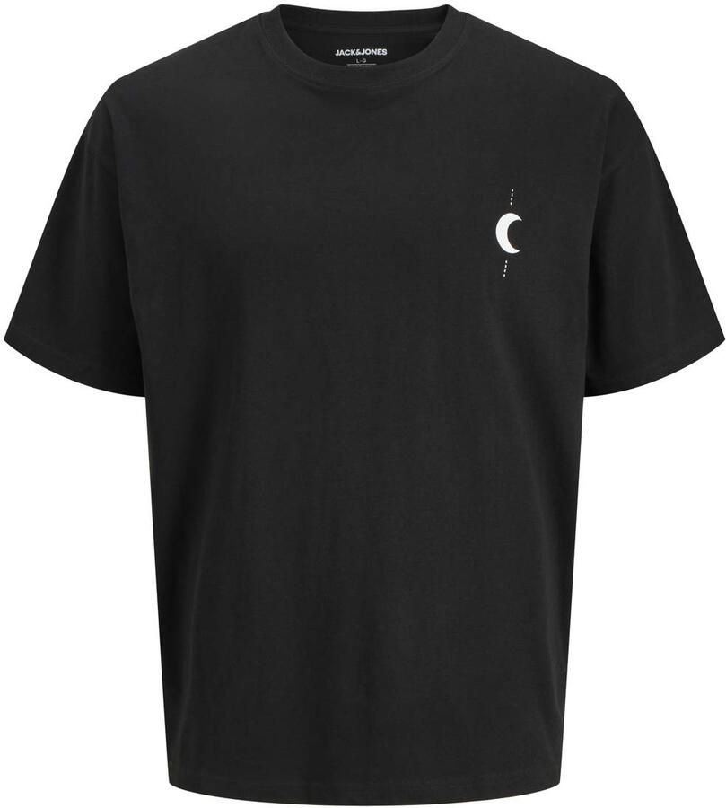 JACK & JONES JUNIOR T-shirt met backprint zwart