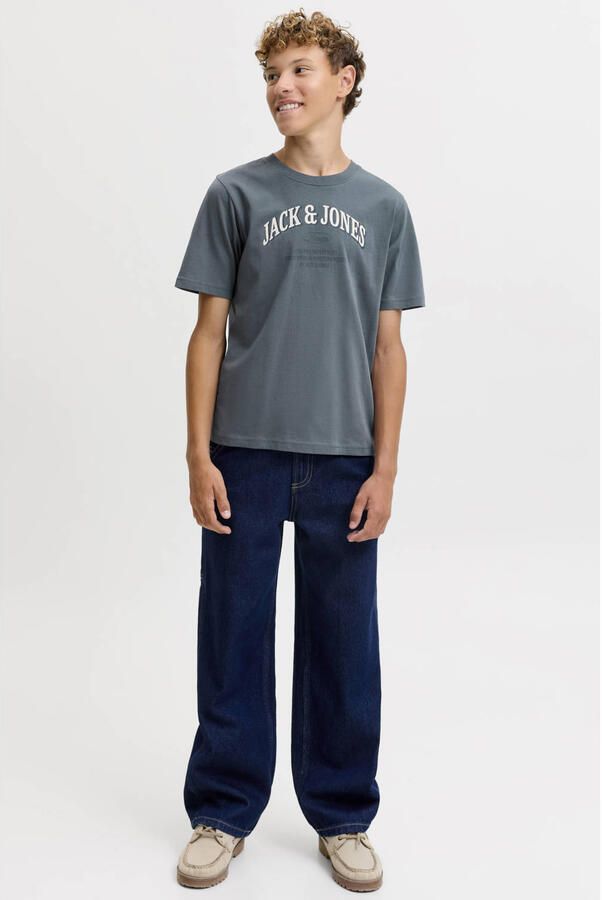 JACK & JONES JUNIOR T-shirt met logo blauw - Foto 2
