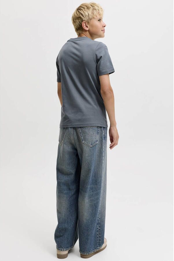 JACK & JONES JUNIOR T-shirt met logoprint grijs - Foto 2