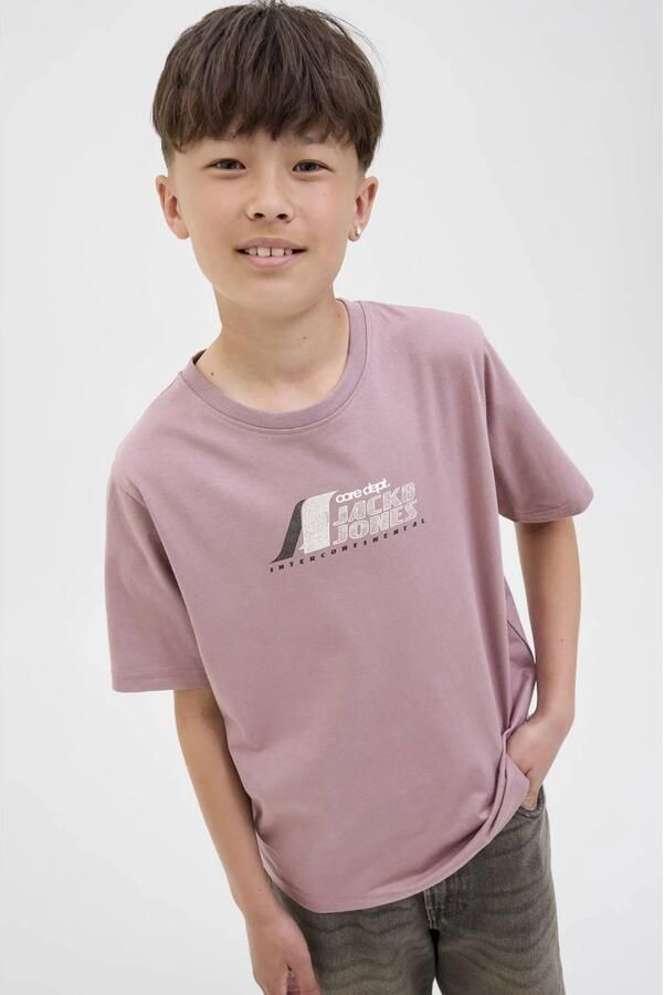 Jack & Jones Junior T-shirt JCOTIER FRONT PRINT TEE SS CN SN JNR