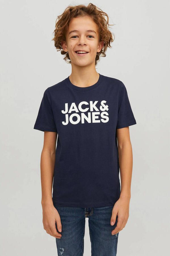 Jack & Jones Junior Shirt met ronde hals JJECORP met print en ronde hals voor een coole look bedrukt modieus regular fit single jersey ronde hals (set 2-delig) - Foto 2