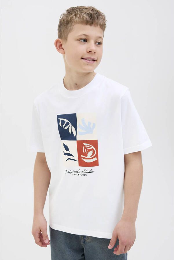 Jack & jones Originals Canggu Front Branding Crew Shirt Junior - Foto 2