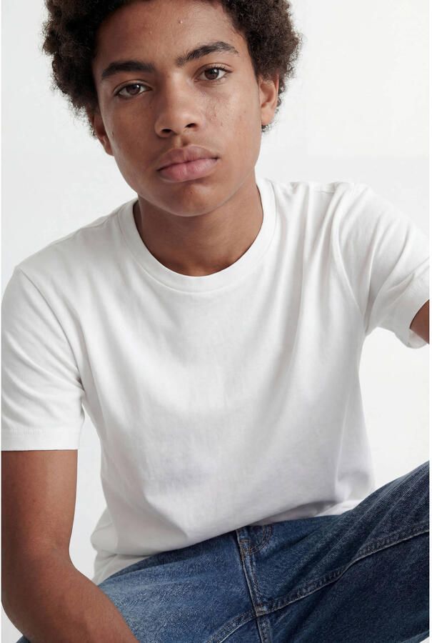 Jack & Jones Junior Shirt met ronde hals JJEORGANIC getailleerd ade d combineerbaar