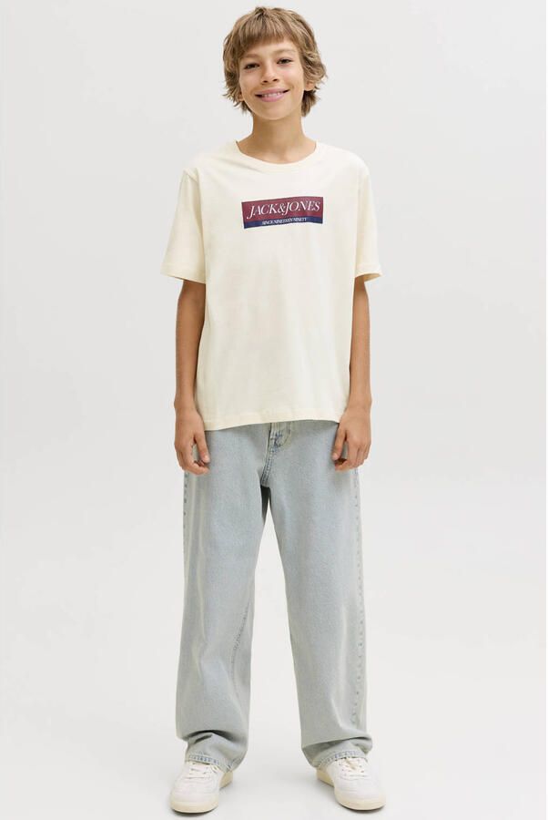 Jack & Jones Junior T-shirt JORINWOOD BLOCK BRAND TEE SS CN NOOS JNR