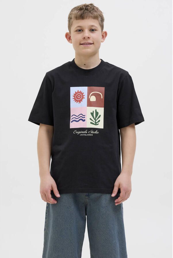 Jack & jones Originals Canggu Front Branding Crew Shirt Junior - Foto 2