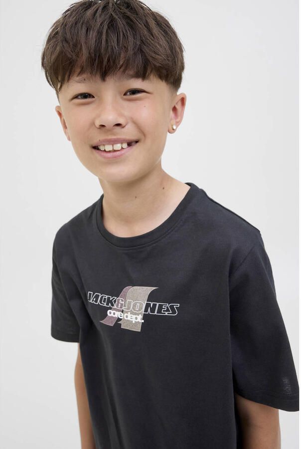 Jack & Jones Junior T-shirt JCOTIER FRONT PRINT TEE SS CN SN JNR