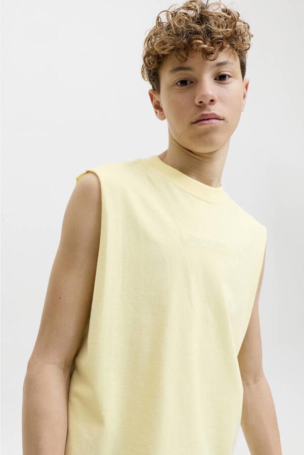 JACK & JONES JUNIOR tanktop lichtgeel - Foto 3