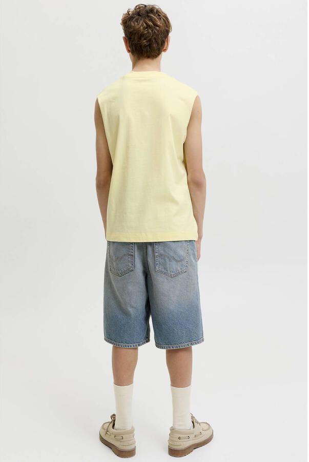 JACK & JONES JUNIOR tanktop lichtgeel - Foto 2