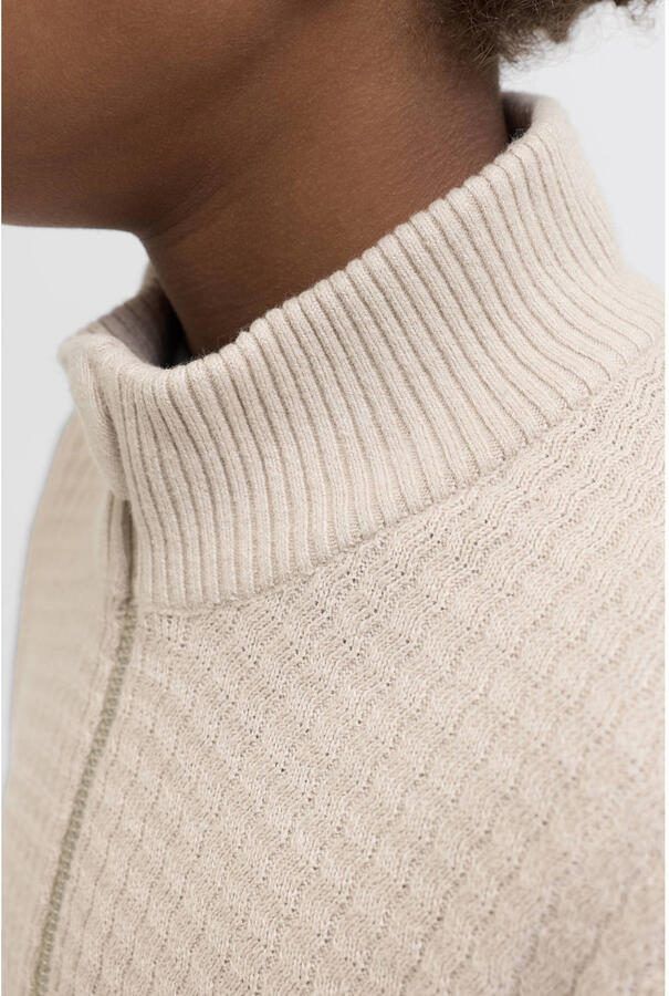 JACK & JONES JUNIOR trui beige met kabels - Foto 2