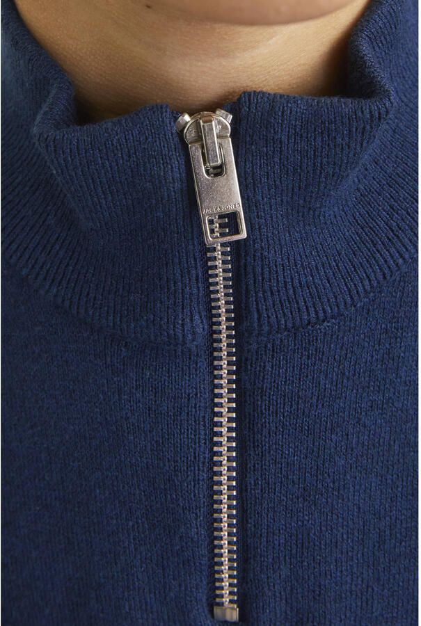 Jack & Jones Junior Schipperstrui JJEEMIL KNIT HALF ZIP NOOS JNR