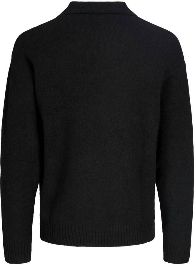 JACK & JONES JUNIOR trui zwart fijn gebreid - Foto 2