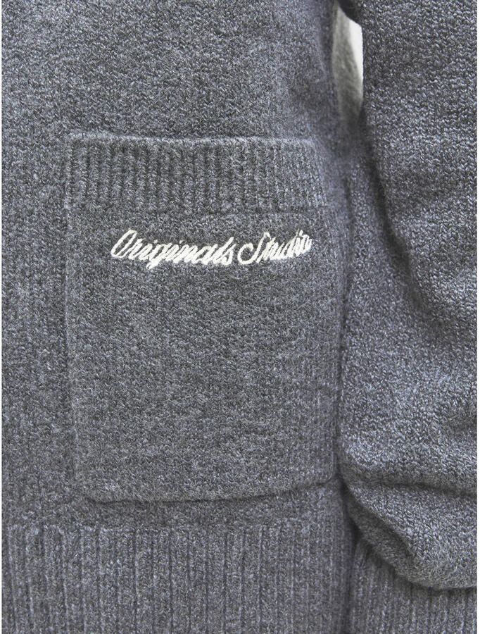 JACK & JONES JUNIOR vest grijs melange fijn gebreid - Foto 2