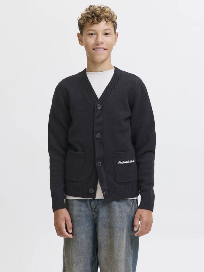 Jack & jones Regular Fit gebreid vest in brei-look model 'JORN'