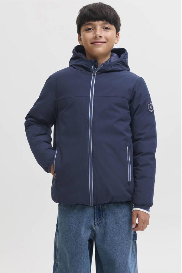 JACK & JONES JUNIOR winterjas donkerblauw