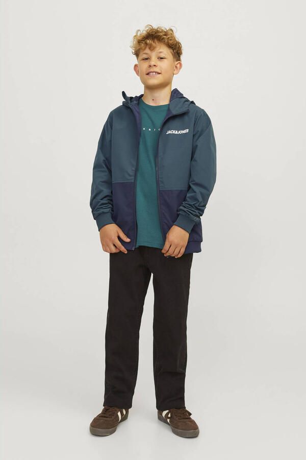 Jack & Jones Junior Outdoorjack JJERUSH waterafstotend met capuchon matte finish