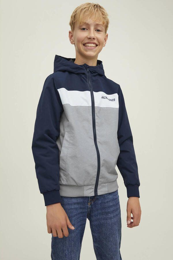 Jack & Jones Junior Outdoorjack JJERUSH waterafstotend met capuchon matte finish - Foto 3