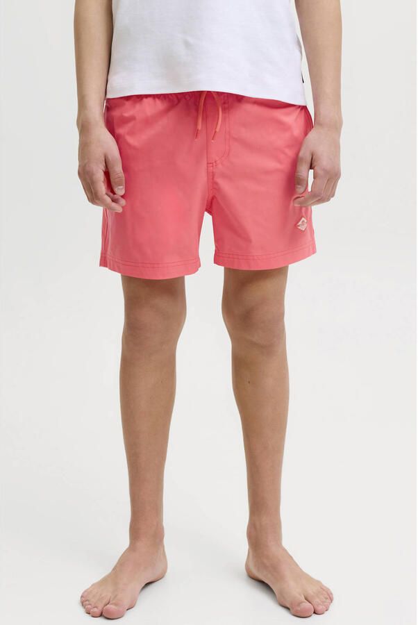 JACK & JONES JUNIOR zwemshort koraalrood - Foto 3