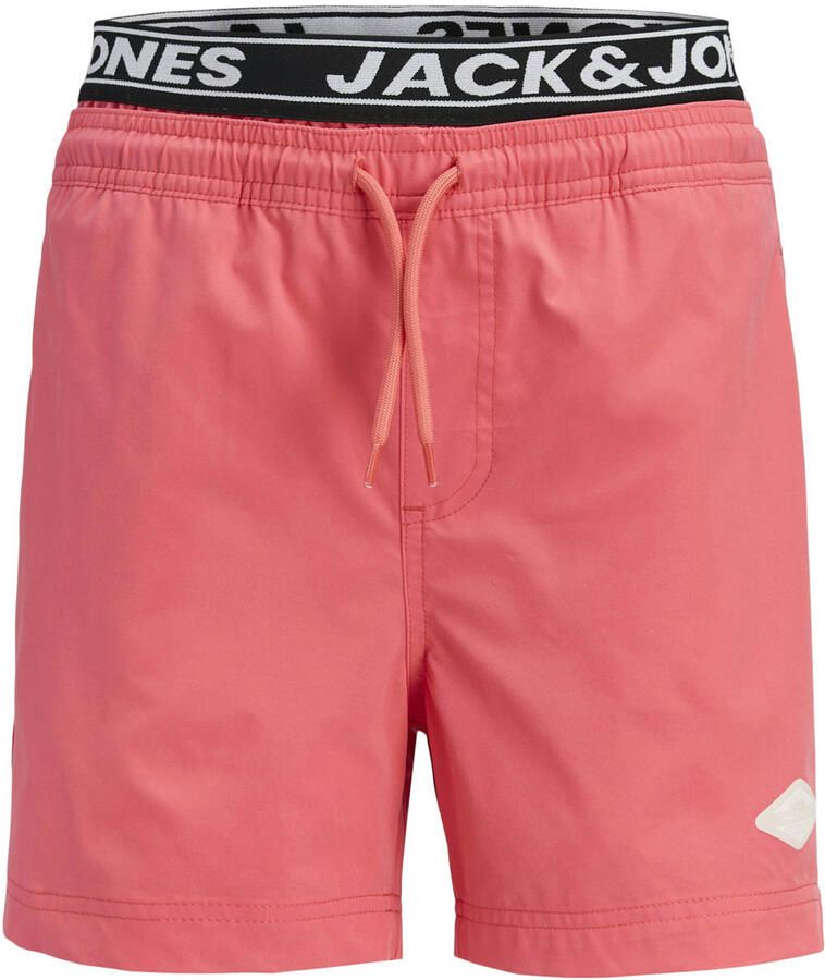 JACK & JONES JUNIOR zwemshort koraalroze