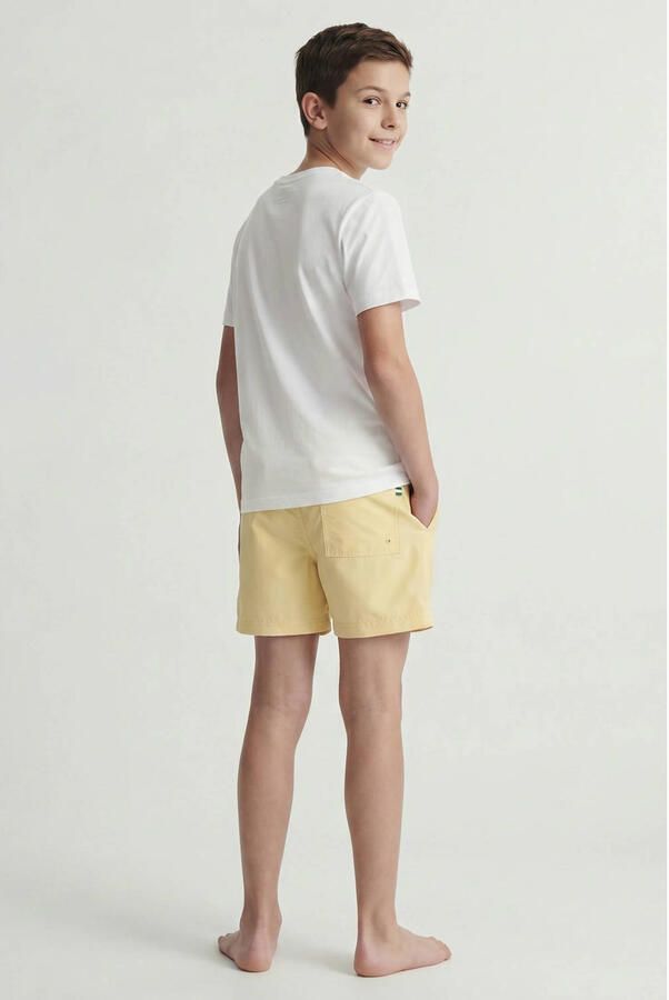 JACK & JONES JUNIOR zwemshort lichtgeel groen - Foto 2