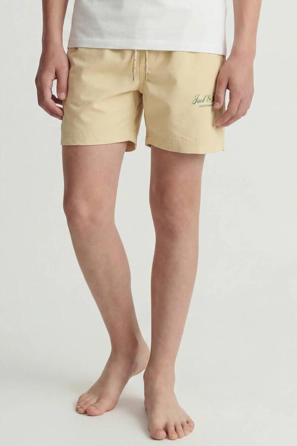 JACK & JONES JUNIOR zwemshort lichtgeel groen - Foto 3