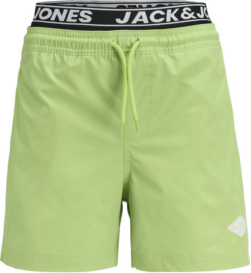 JACK & JONES JUNIOR zwemshort limegroen