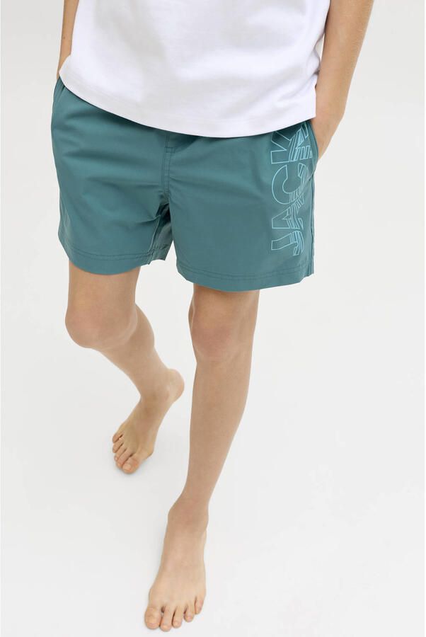 JACK & JONES JUNIOR zwemshort petrol - Foto 3
