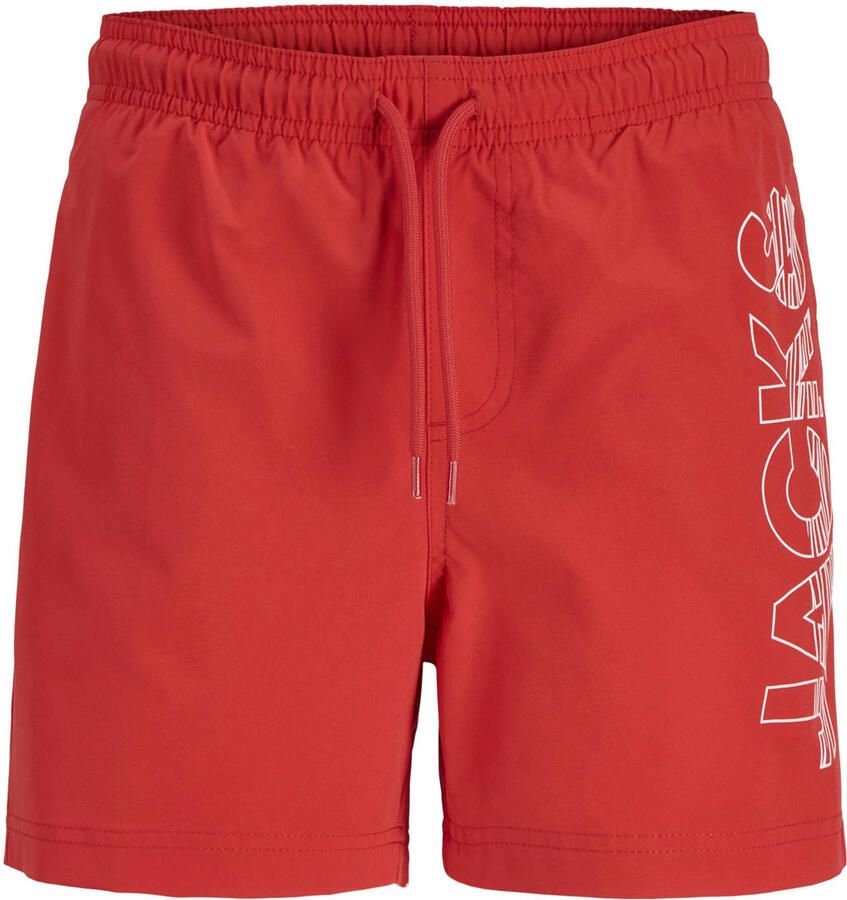 JACK & JONES JUNIOR zwemshort rood