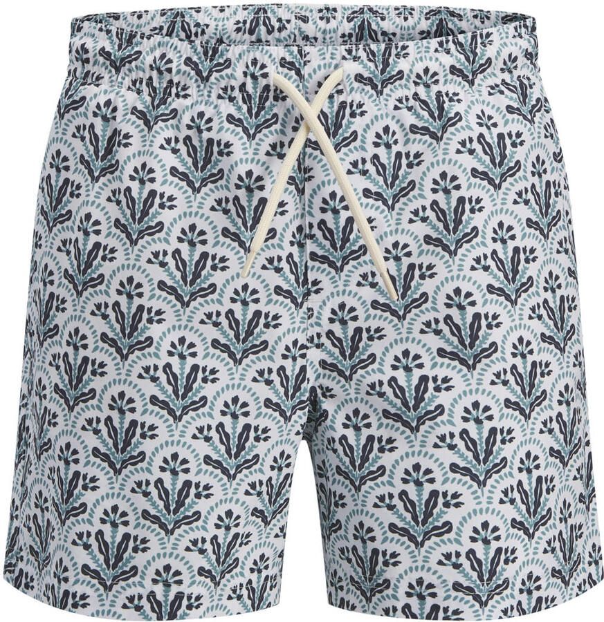 JACK & JONES JUNIOR zwemshort wit blauw