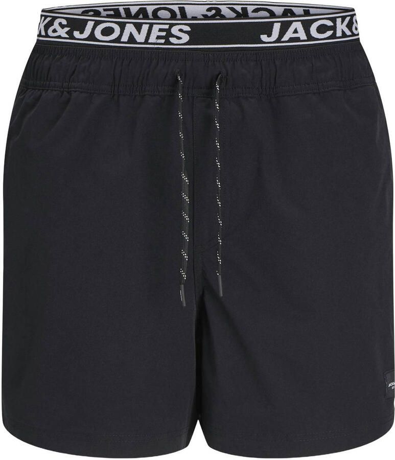 Jack & Jones Junior Zwemshort JPSTMAUI met Double Layer look en trekkoord