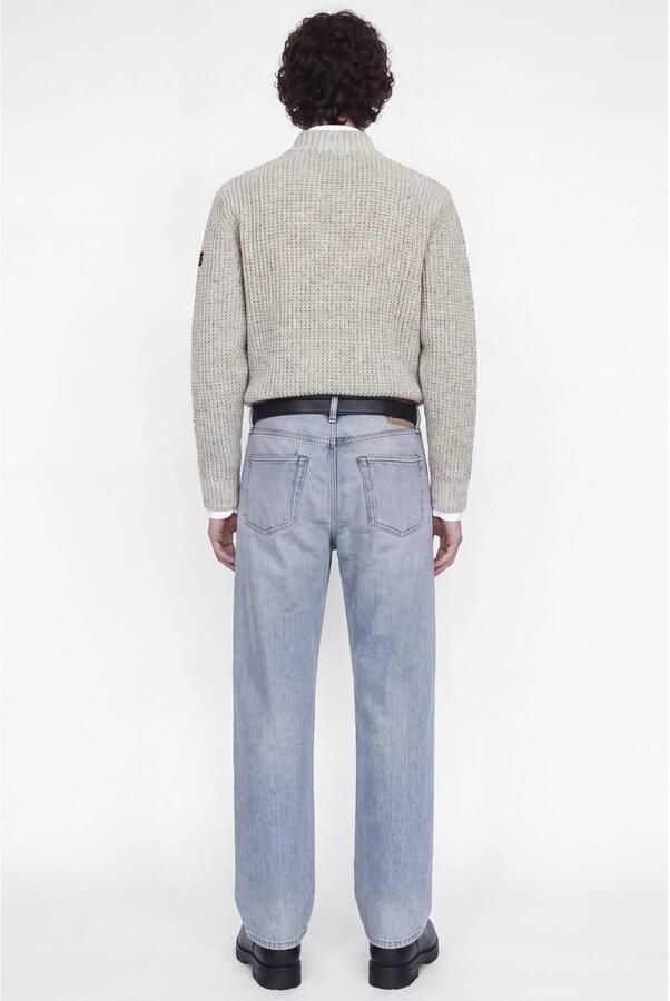 JACK & JONES katoenen regular fit gebreide gemêleerde trui beige - Foto 2