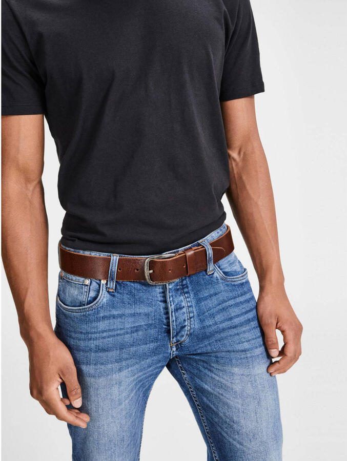 Jack & jones Herenriem in bruin voor herfst winter Brown Heren - Foto 2