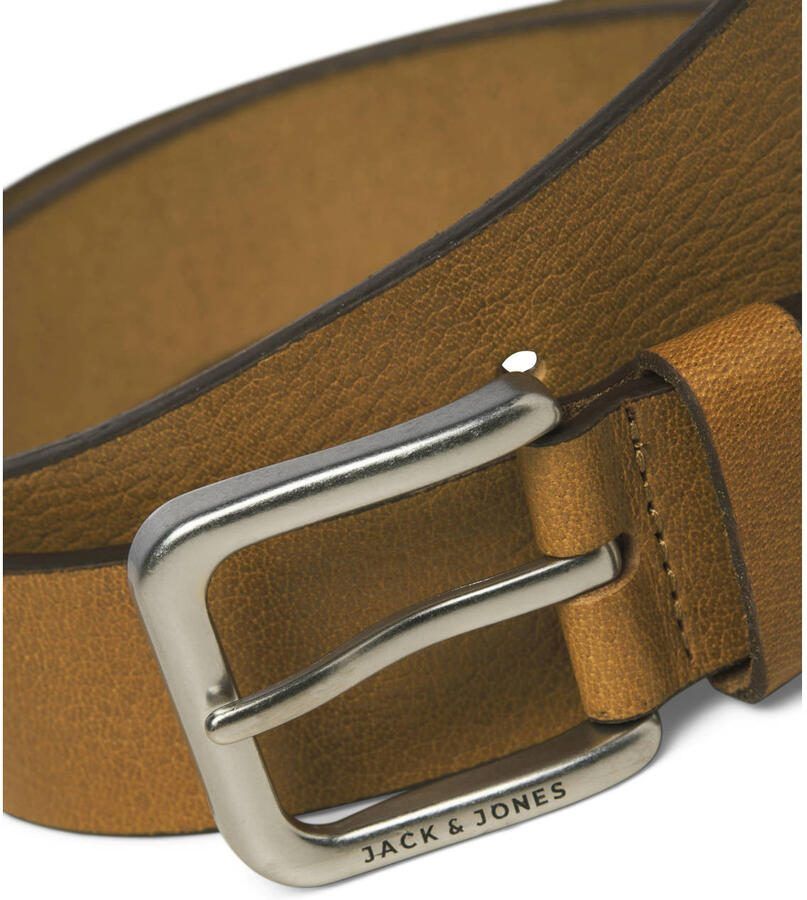 JACK & JONES leren riem JACRAVE cognac - Foto 2