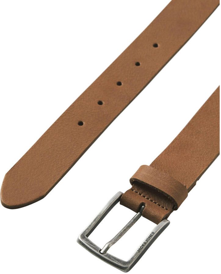 JACK & JONES leren riem JACTORINO cognac - Foto 2