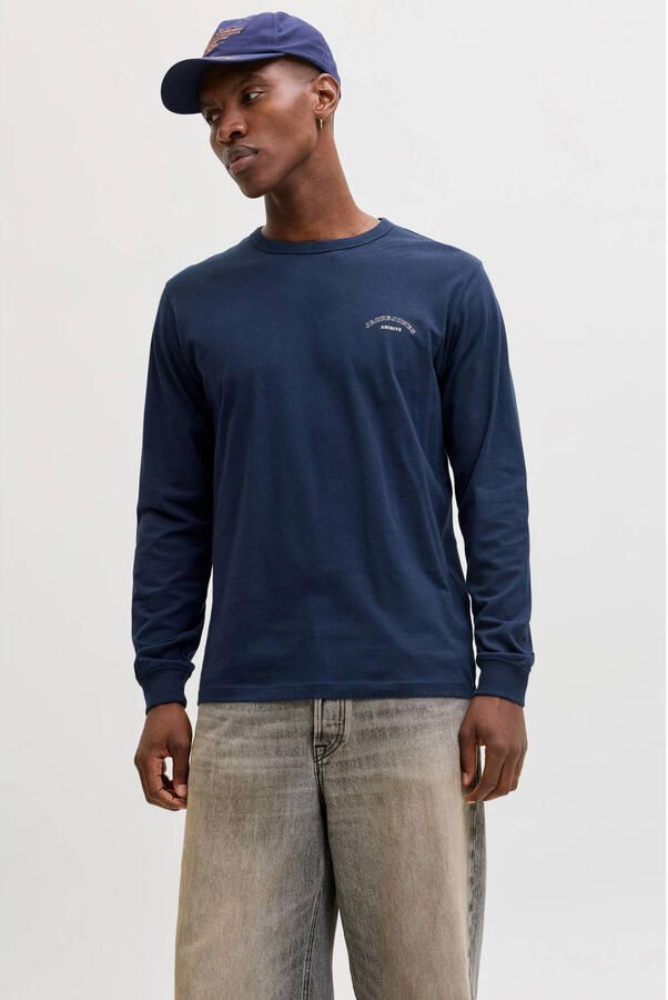 JACK & JONES longsleeve donkerblauw