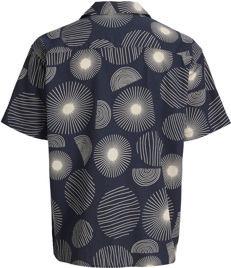 JACK & JONES loose casual overhemd donkerblauw - Foto 2