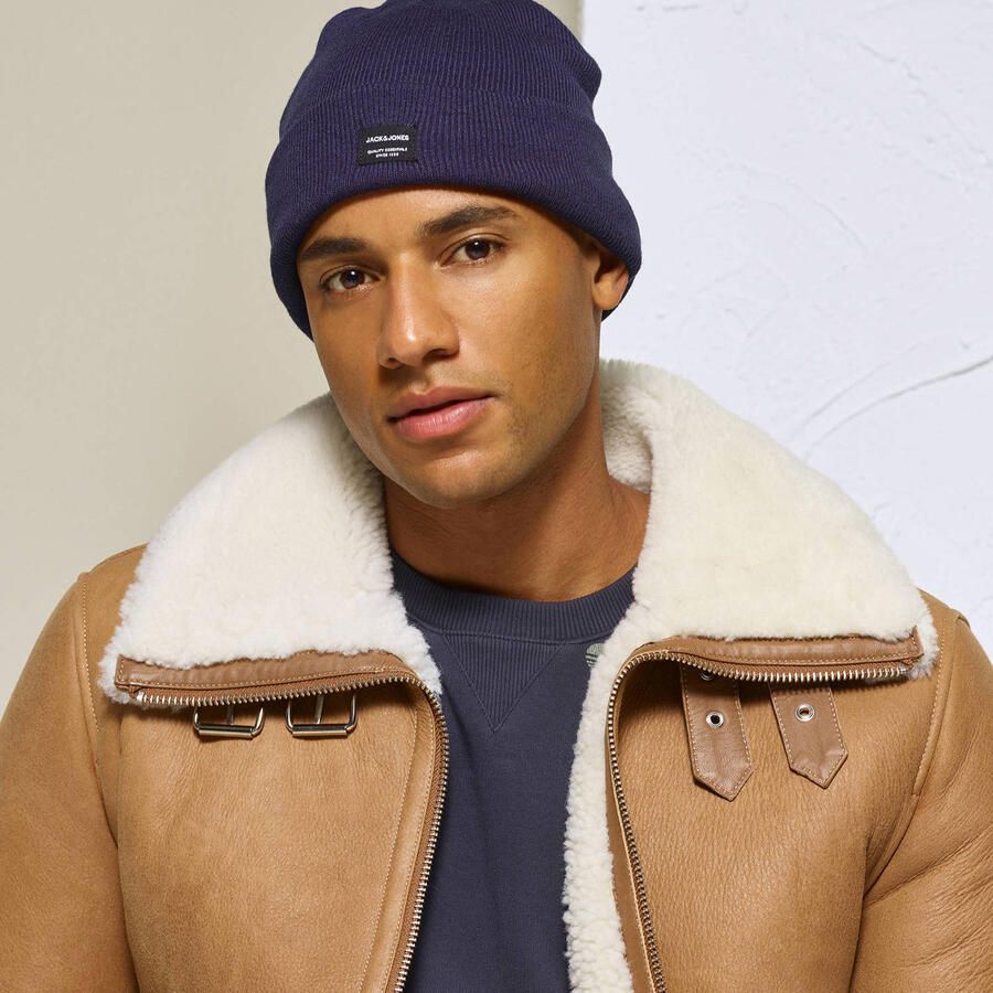Jack & jones Basispet Stijlvol Ontwerp Blauw Heren