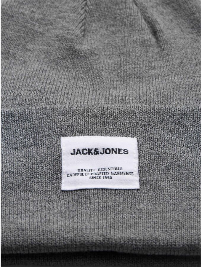 Jack & jones Beanie in effen design met brede omslag - Foto 3