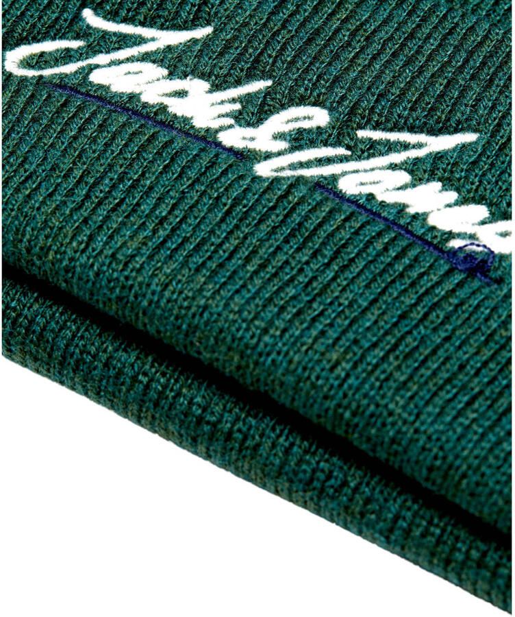 JACK & JONES muts JACTONS met logo donkergroen