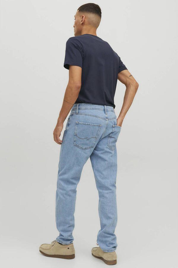 Jack & Jones T-shirt JJEBASIC met smalle pasvorm voor elke dag effen modieus smal katoenmix ronde hals - Foto 3