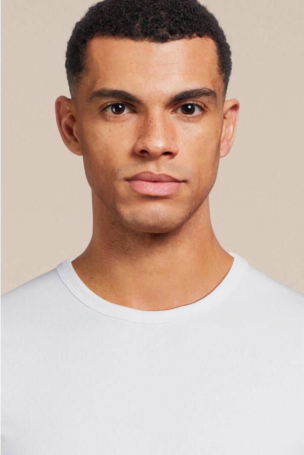 Jack & Jones T-shirt JJEBASIC met smalle pasvorm voor elke dag effen modieus smal katoenmix ronde hals - Foto 2