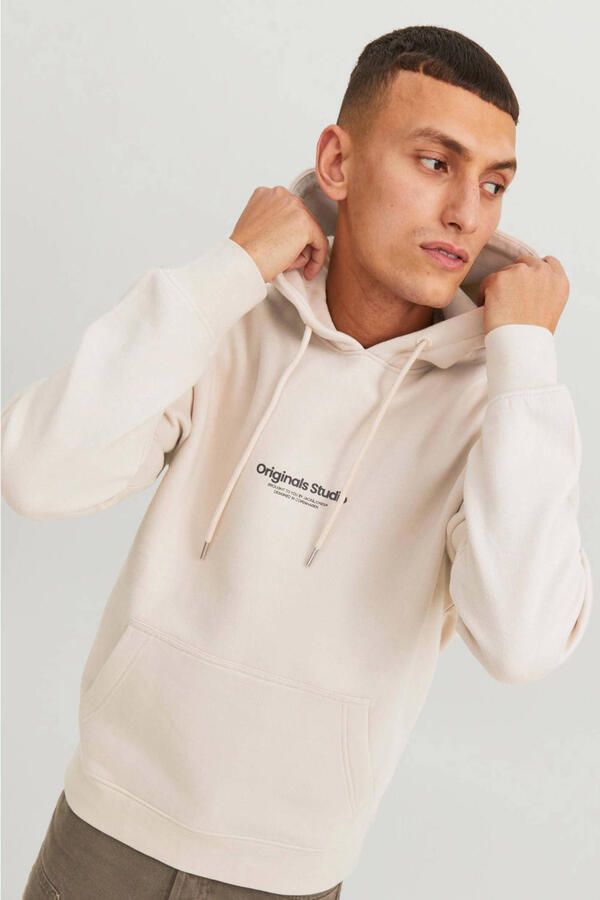 JACK & JONES ORIGINALS hoodie JORVESTERBRO met printopdruk moonbeam - Foto 2