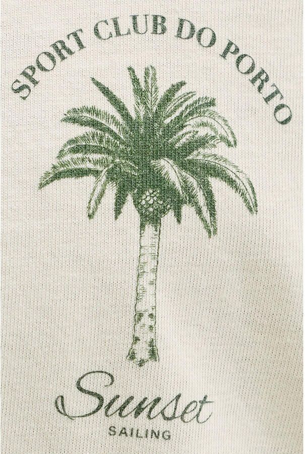 JACK & JONES ORIGINALS oversized T-shirt met backprint ecru - Foto 2