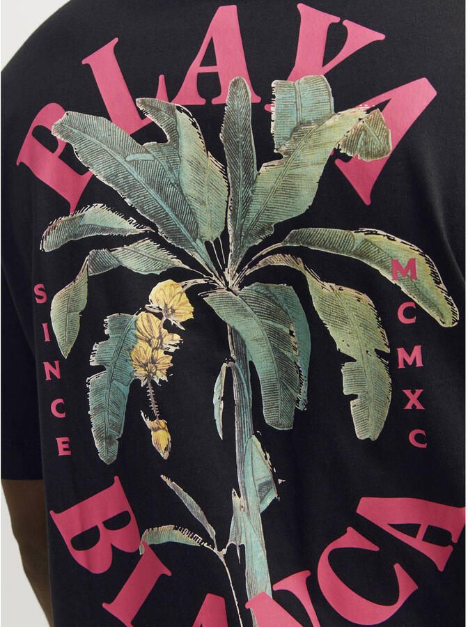 JACK & JONES ORIGINALS T-shirt JORMYKONOS met backprint zwart - Foto 2