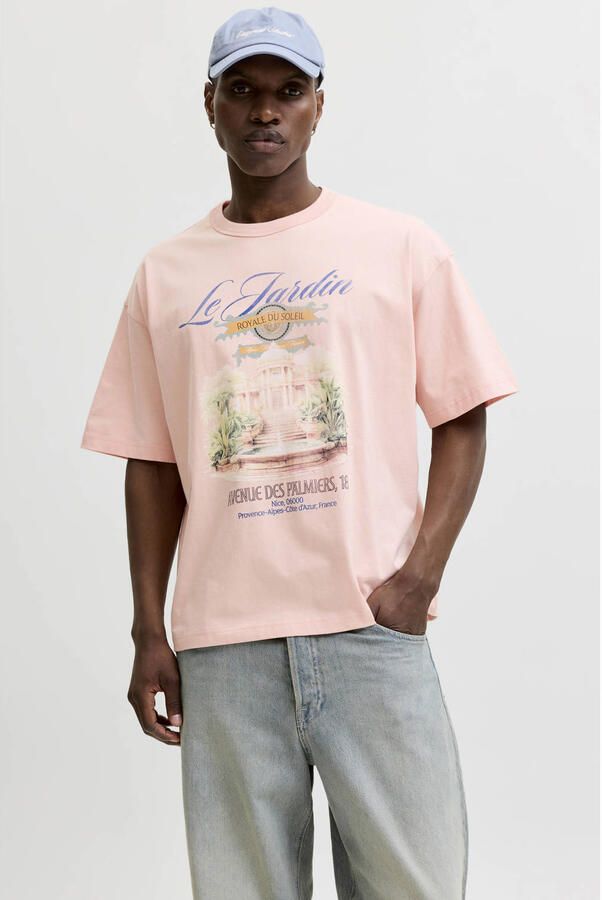 JACK & JONES ORIGINALS oversized T-shirt zalm