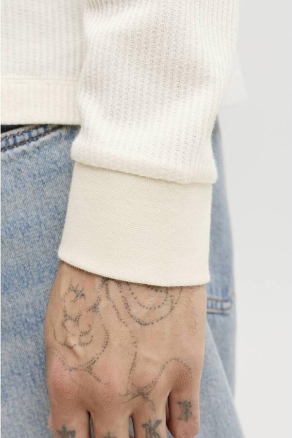 JACK & JONES ORIGINALS regular fit longsleeve ecru - Foto 3